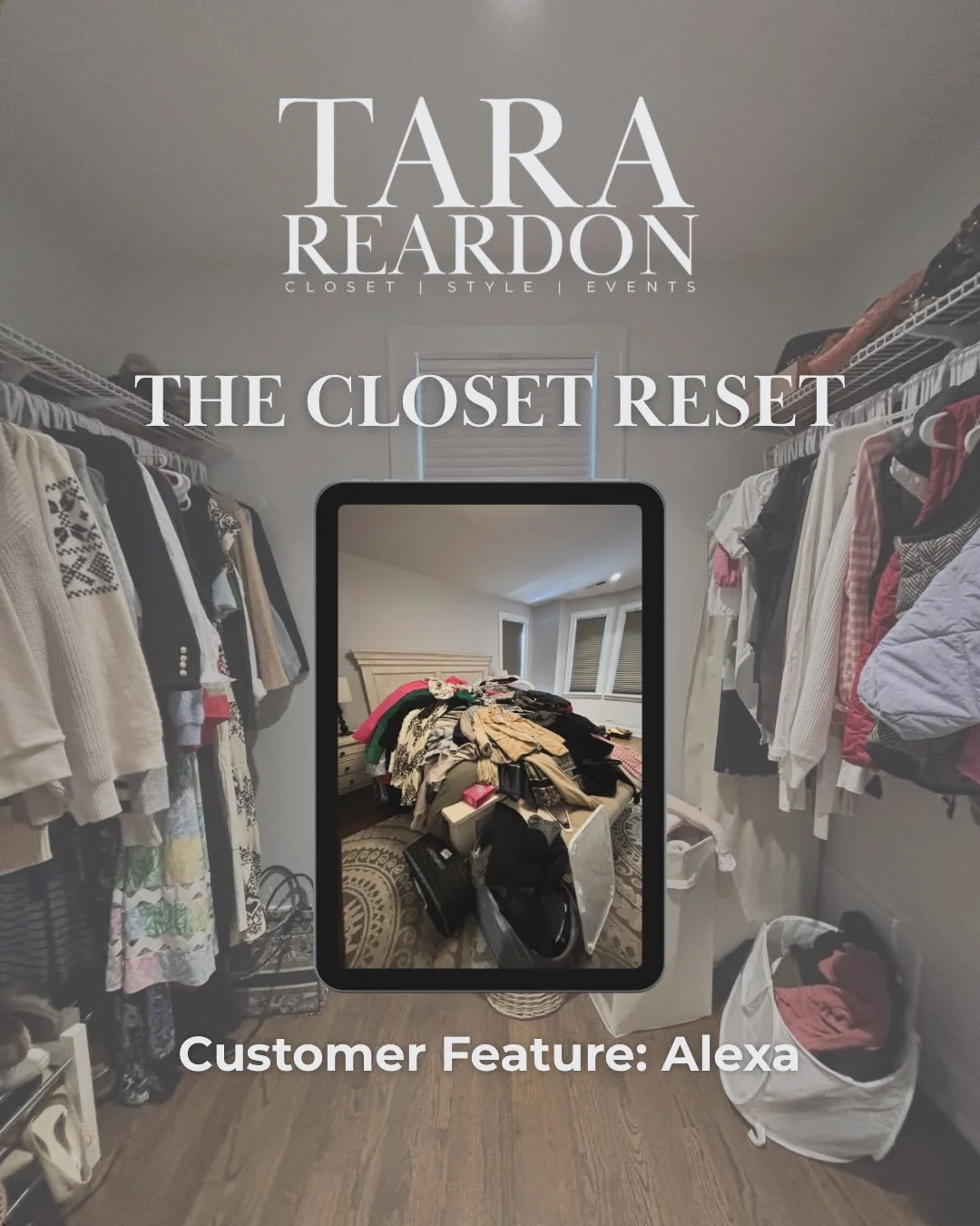 Wondering what The Closet Reset is actually like? Take a peek inside Alexa&rsquo;s closet before, during and after our session together for a behind-the-scenes glimpse at what I can do for YOUR closet! ✨

Alexa received a closet cleanout, organizatio