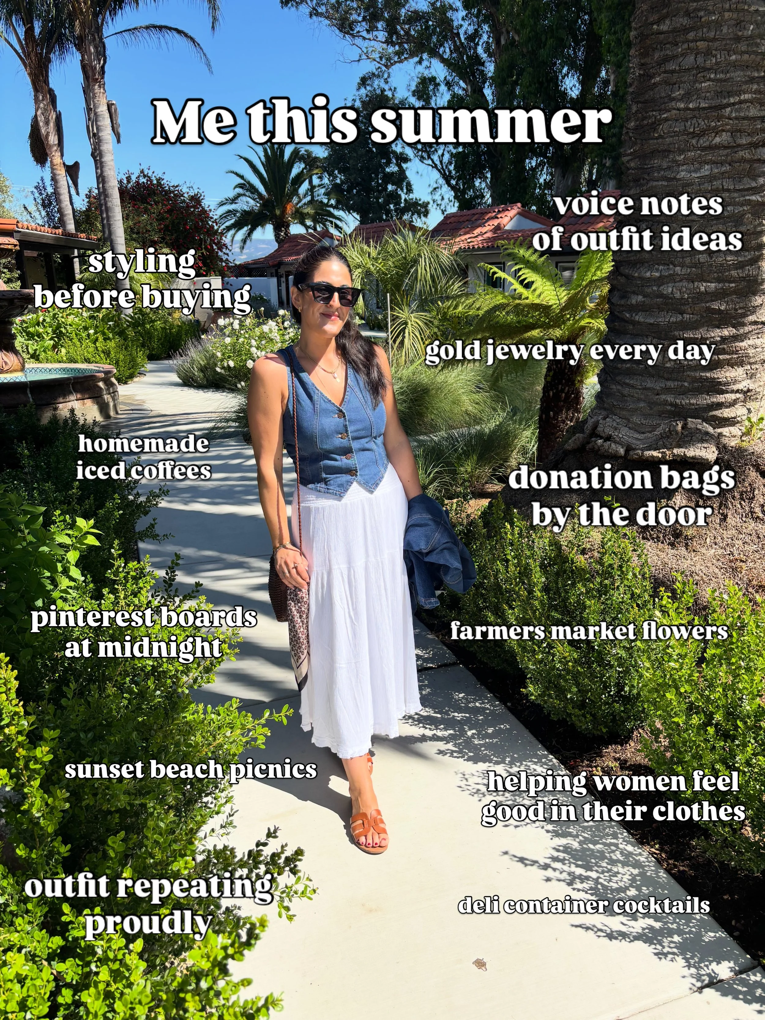 currently prioritizing:

wearing what I own, calm closets, effortless outfits, and making everyday life feel a little more chic ⛱️