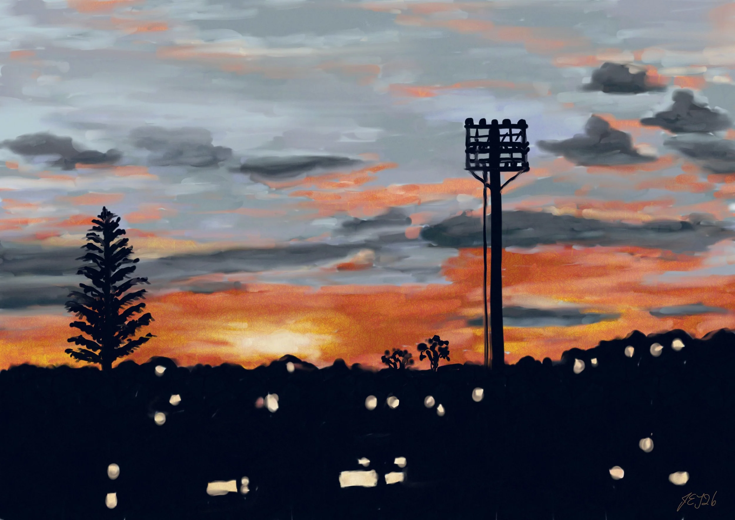 Henson Park, Sunset