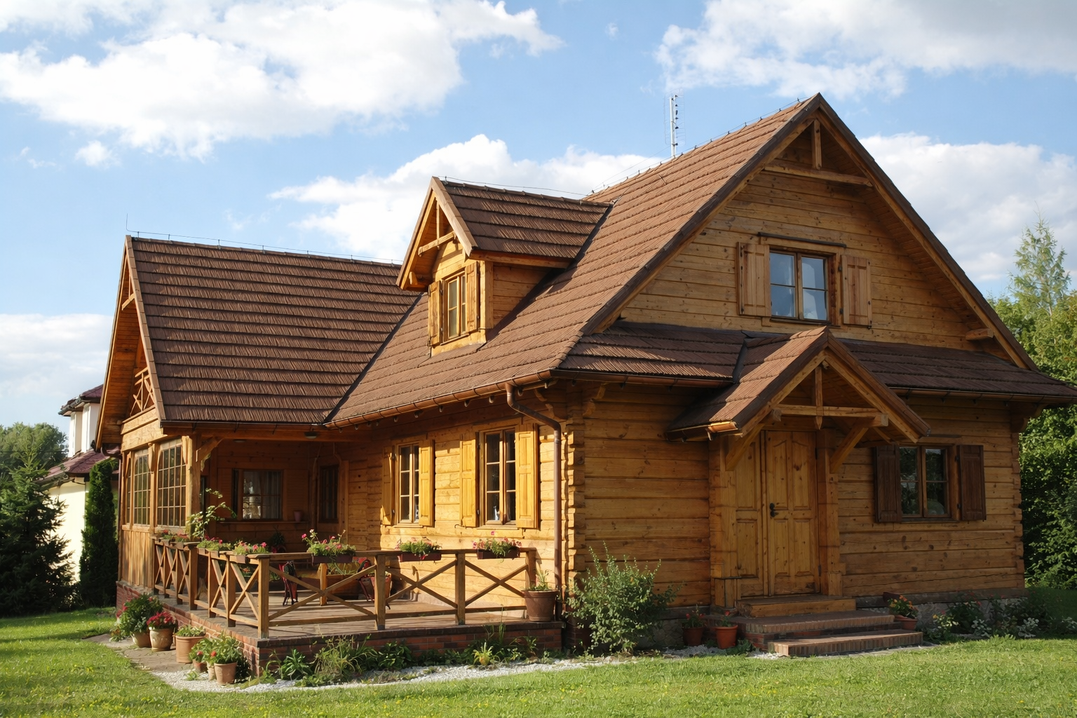 Duży dom całoroczny