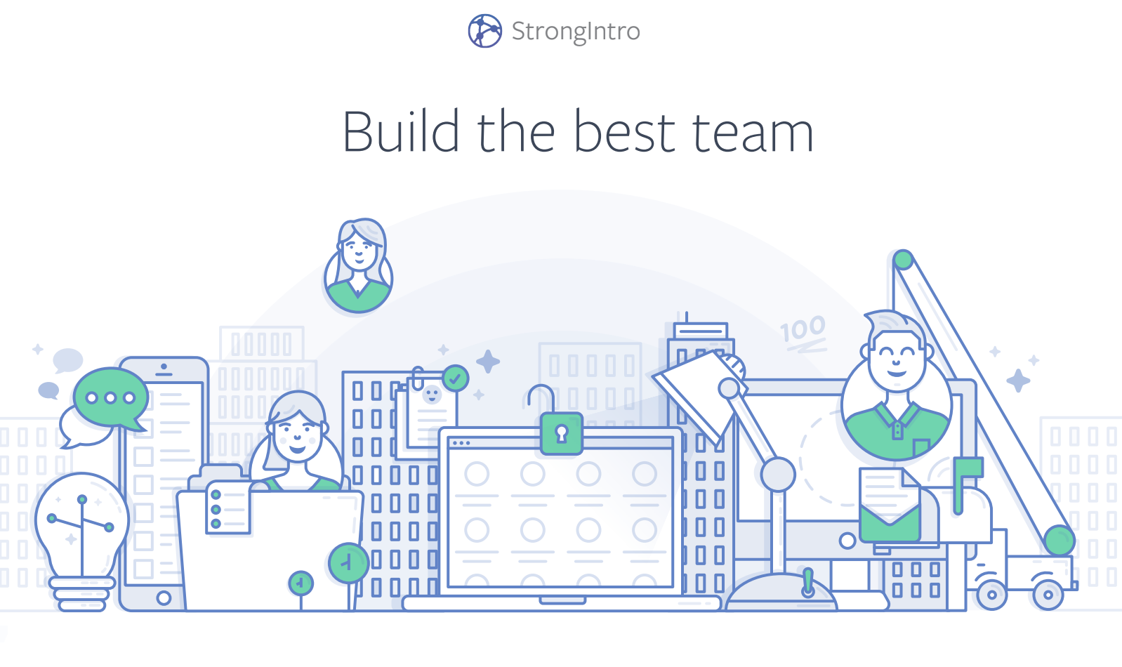 Brand Design + Web Design for StrongIntro (W16).