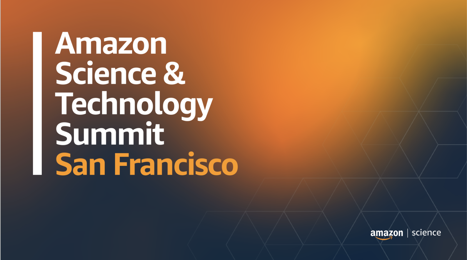 Brand design for Amazon Science & Technology Summit (ASTS).