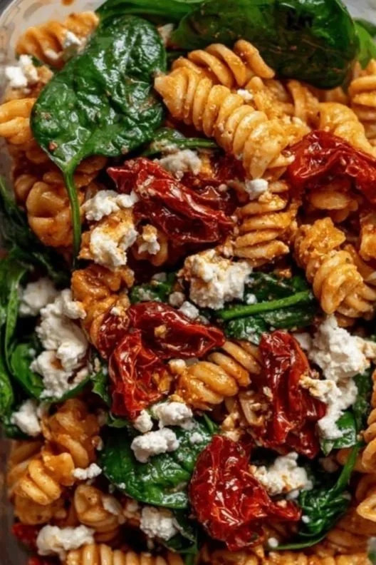 Chicken Pesto + Sundried tomato pasta