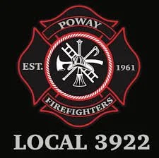 Poway Firefighters logo with the text 'Local 3922' and established date 1961.