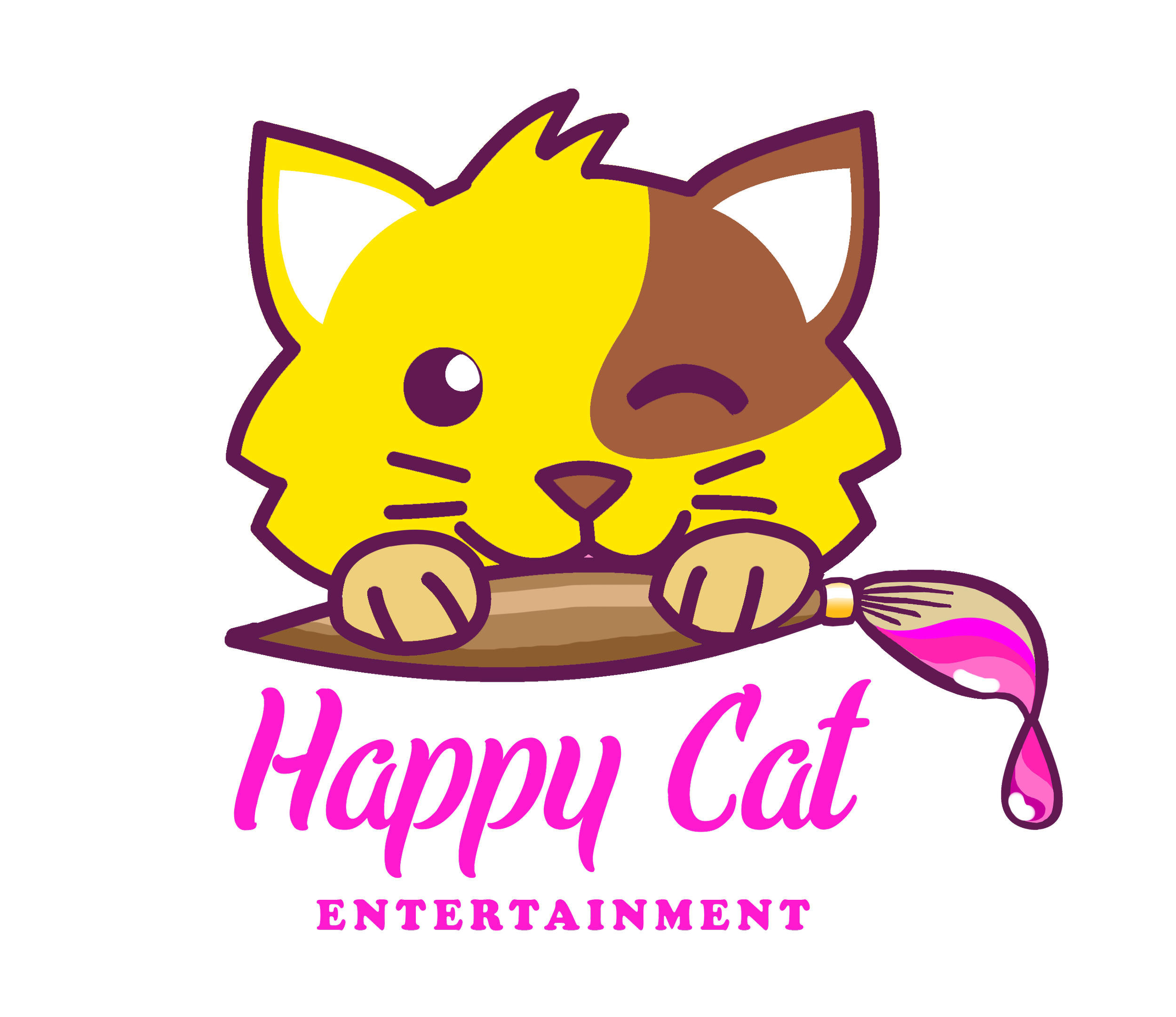 Happy Cat Entertainment logo – face painting in Temecula and San Diego, CA