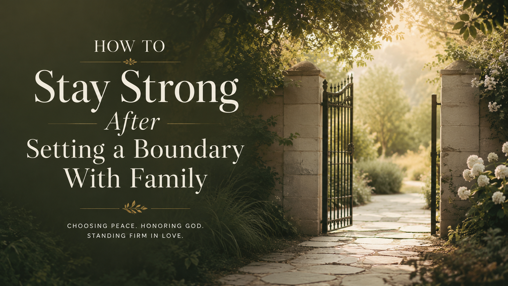 How to Stay Strong After Setting a Boundary With Family