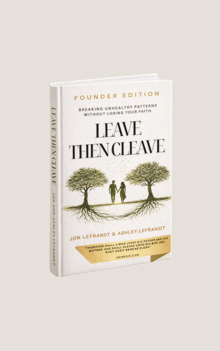 Leave Then Cleave book cover by Jon and Ashley Lefrandt