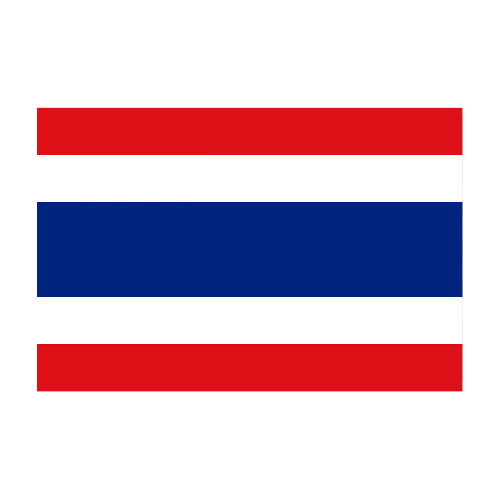 Bandera de los Países Bajos con franjas horizontales en rojo, blanco y azul.