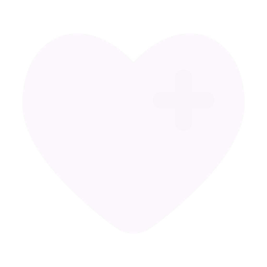 Corazón blanco grande sobre fondo negro.