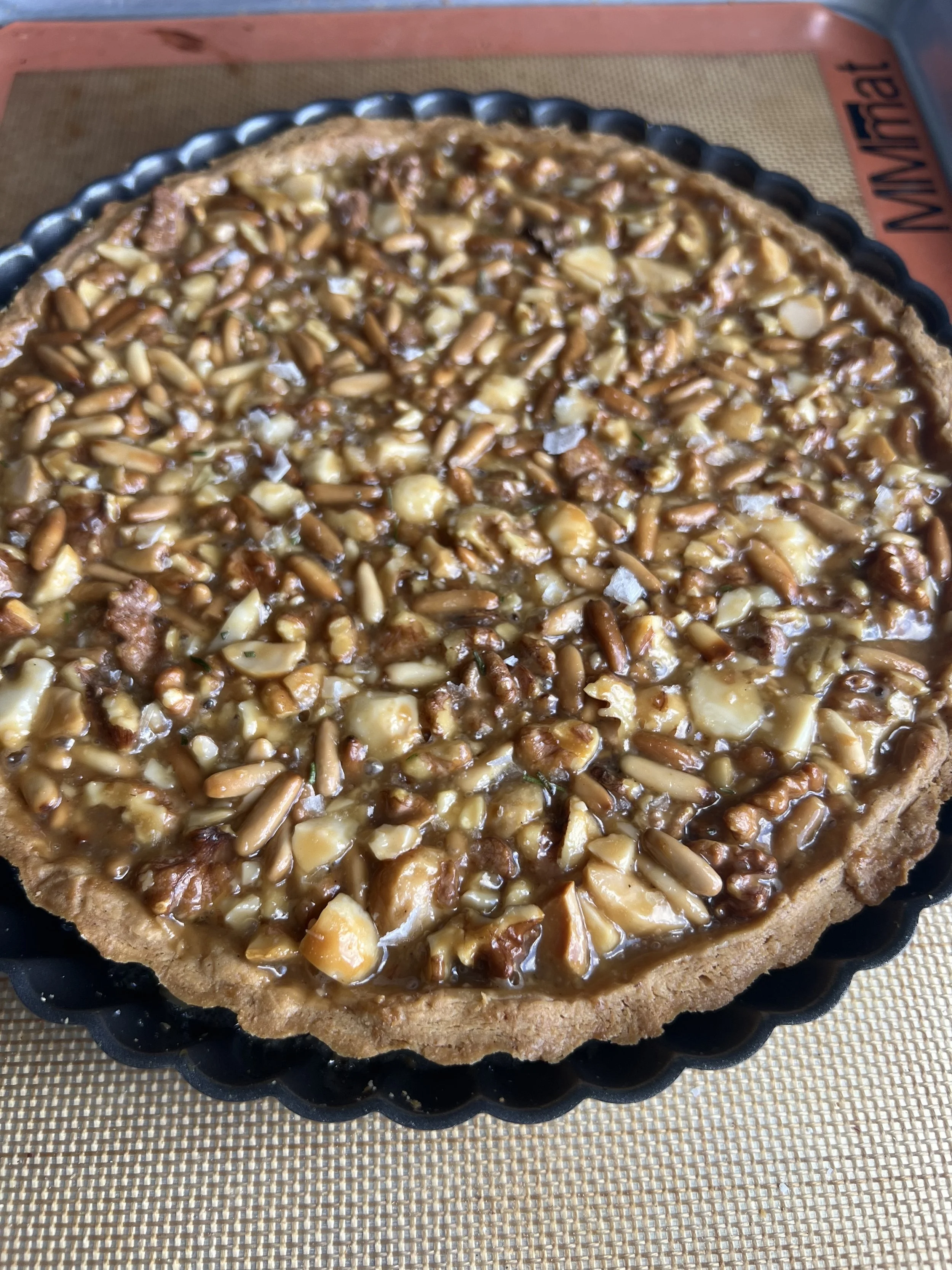 Pine Nut & Caramel Tart 