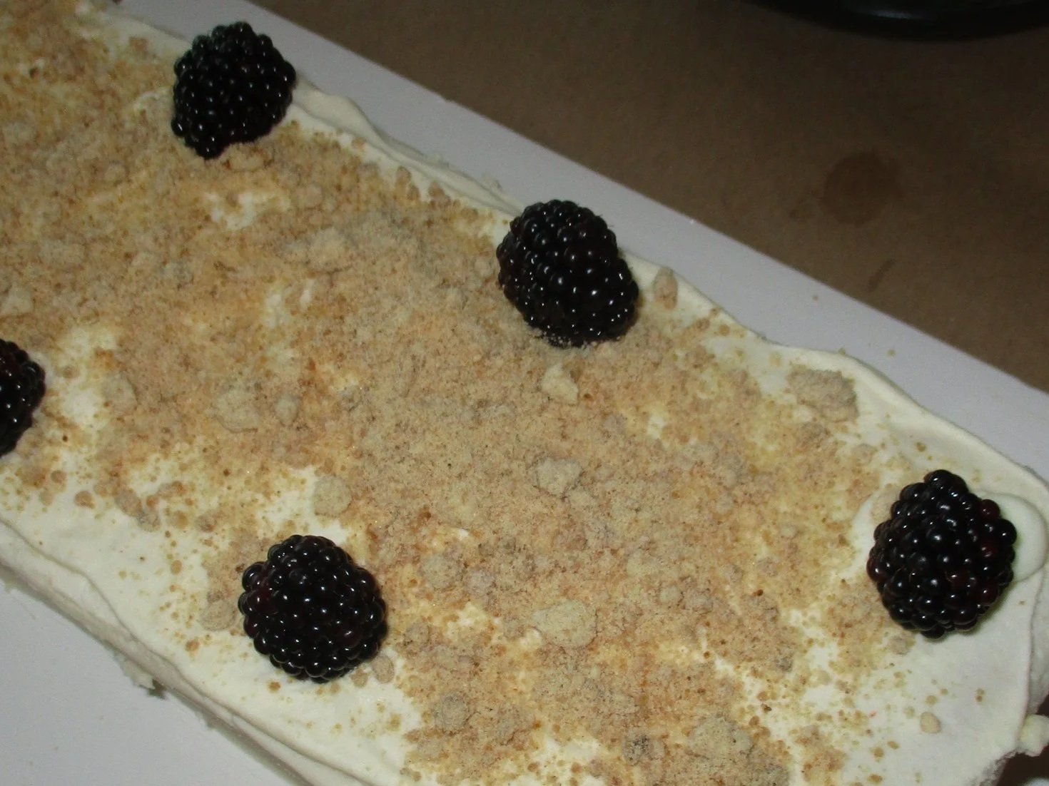 Hot Honey Berry Cake