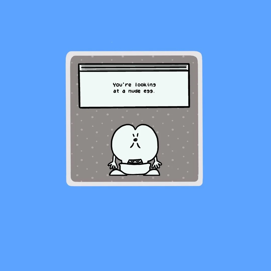 Nude Egg ITSYL Sticker