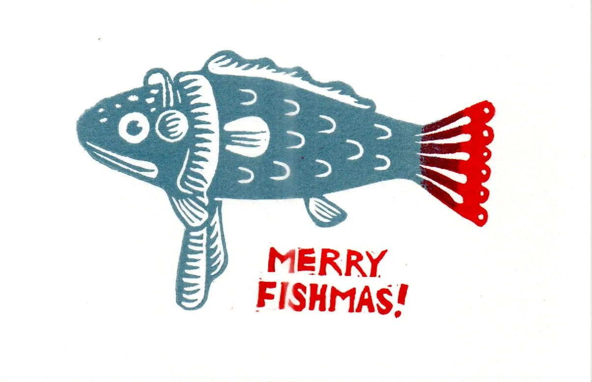 Merry Fishmas Card
