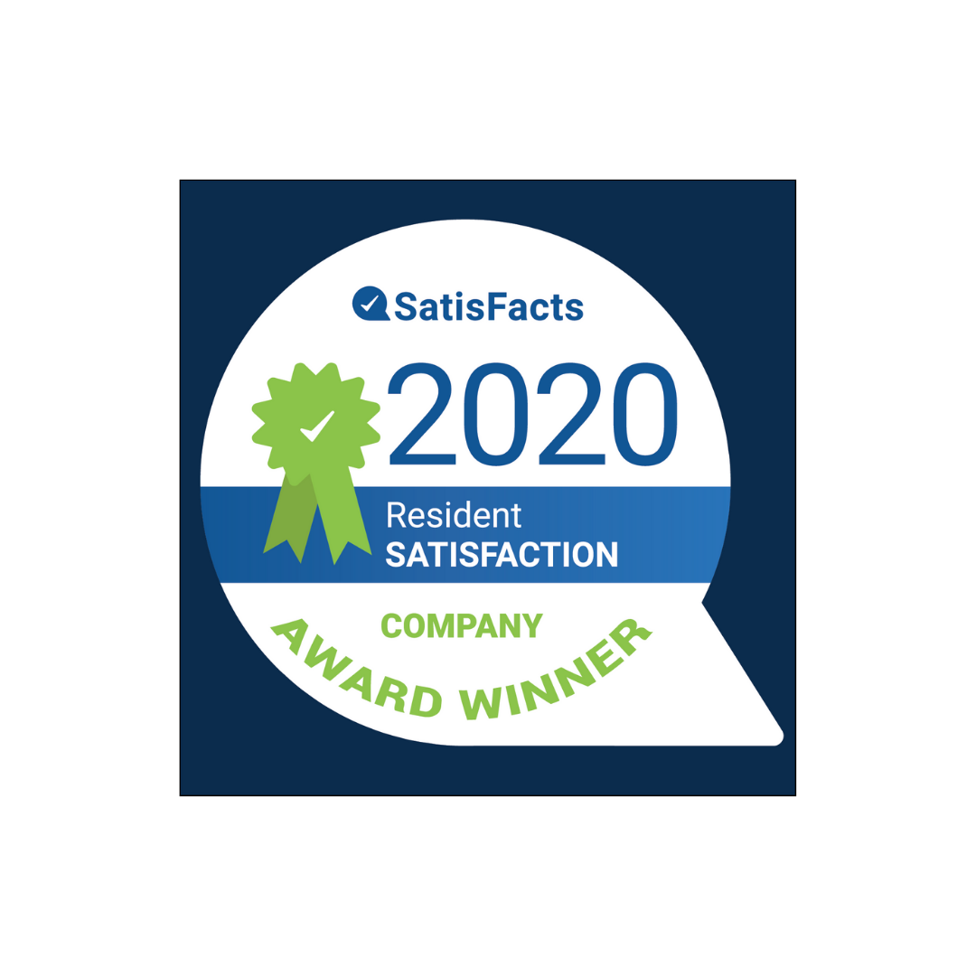 GRECO RECEIVES A NATIONAL SATISFACTS RESIDENT SATISFACTION AWARD