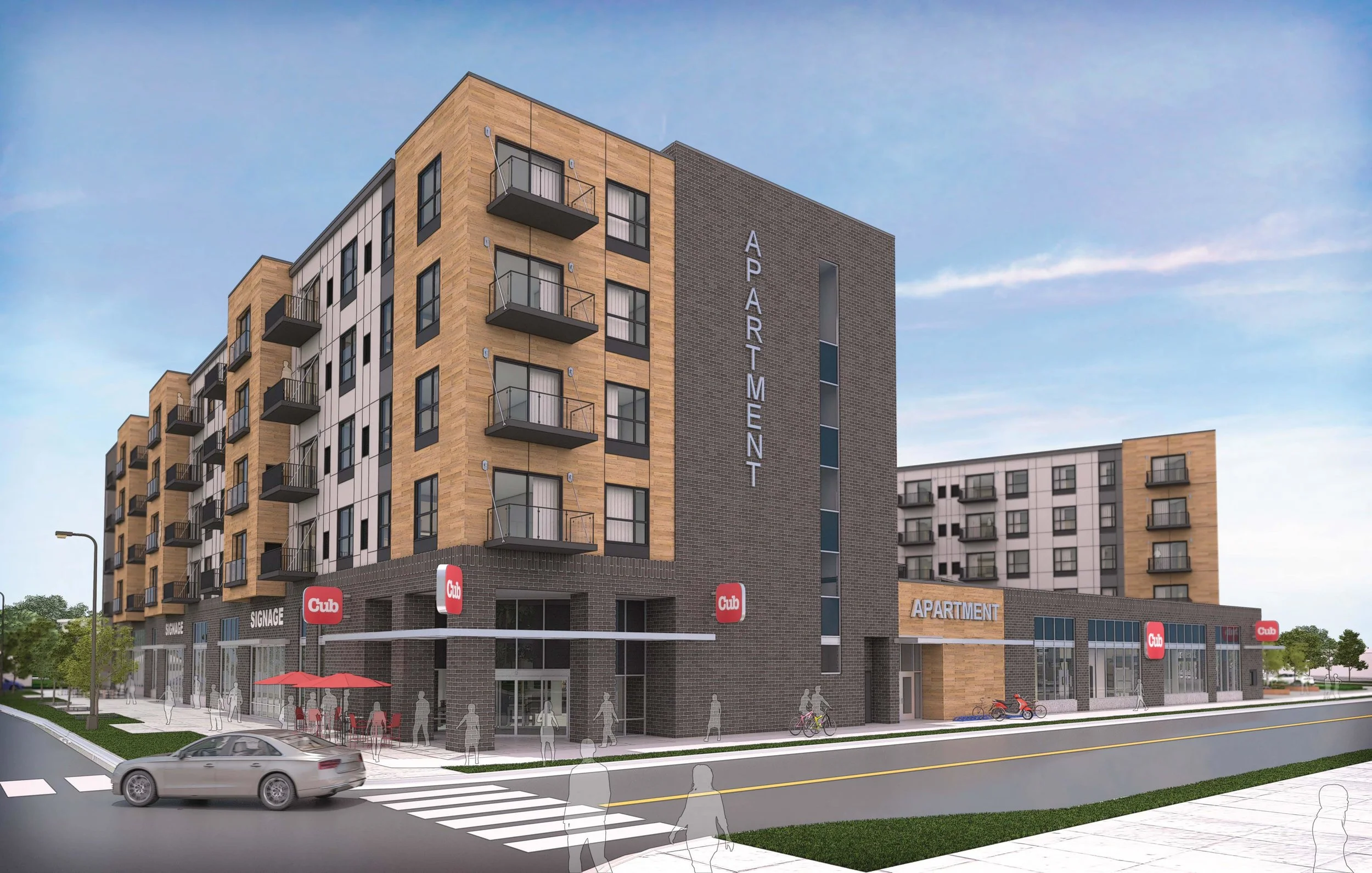 new details for 46th and Hiawatha mixed-use development