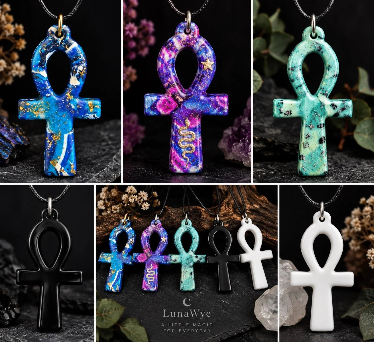 Ankh Pendants – Symbols of Life ✨ - LunaWye