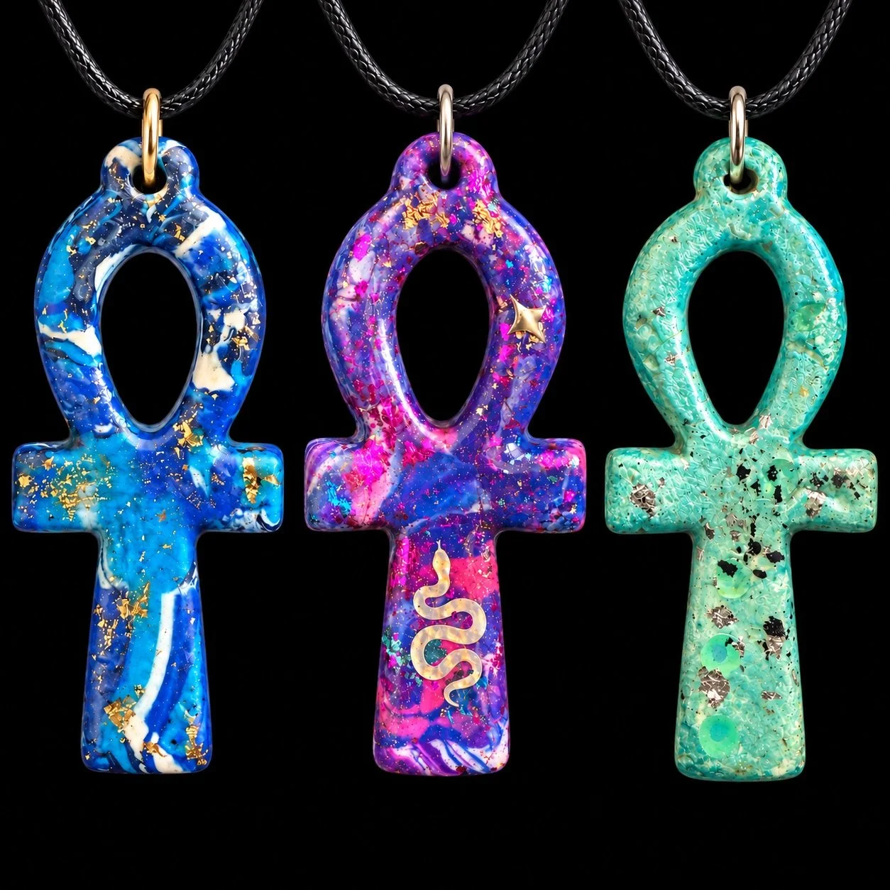 Ankh Pendants – Symbols of Life ✨ - LunaWye