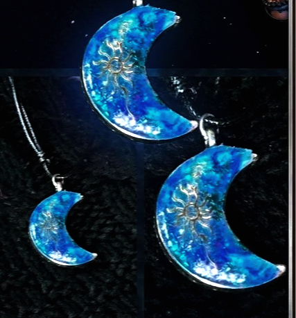 ☽𖤓☾ LunaWye Wye Moons – Pendant - LunaWye