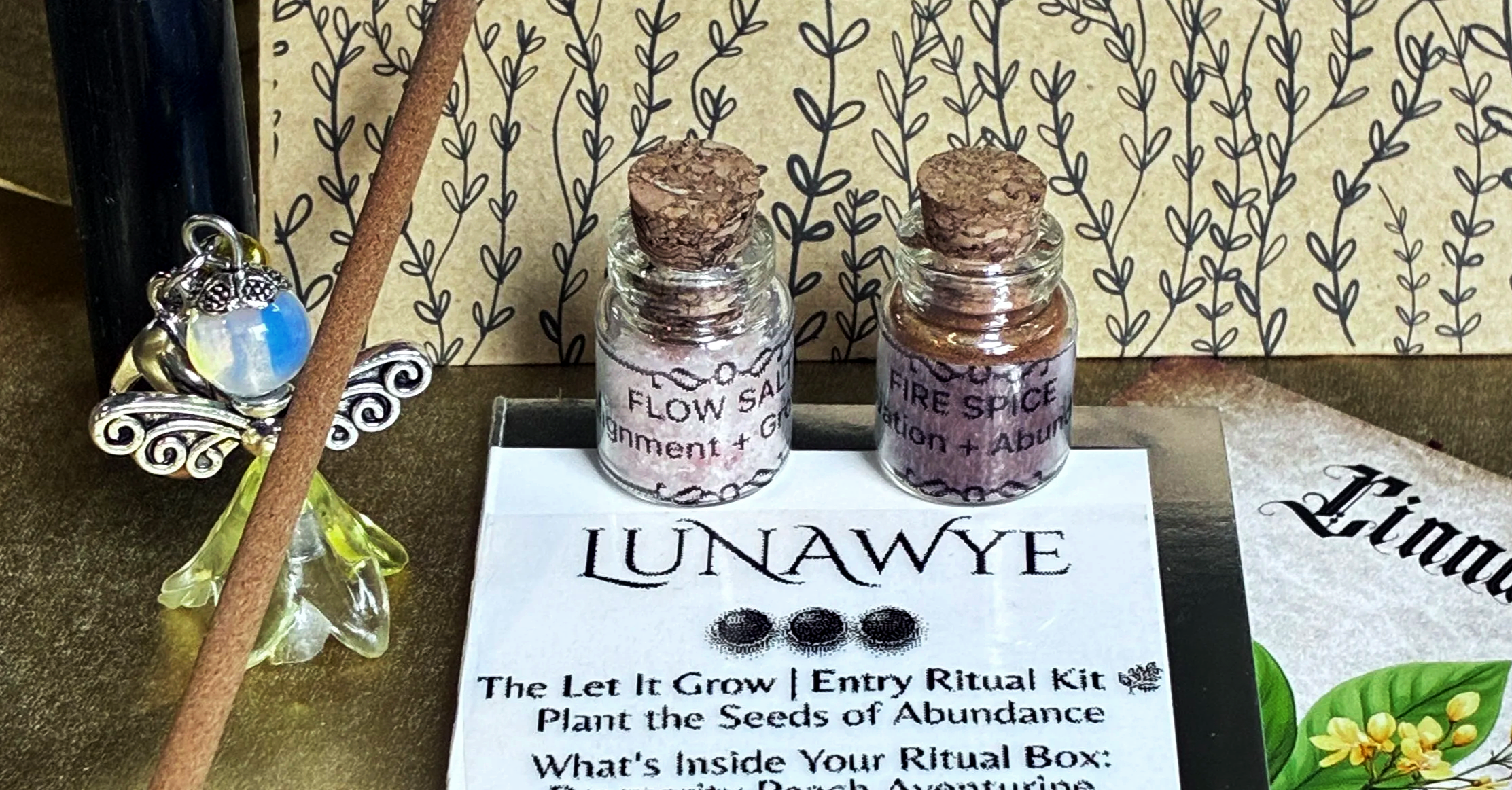 𖧧 The Let It Grow | Entry Ritual Kit - LunaWye