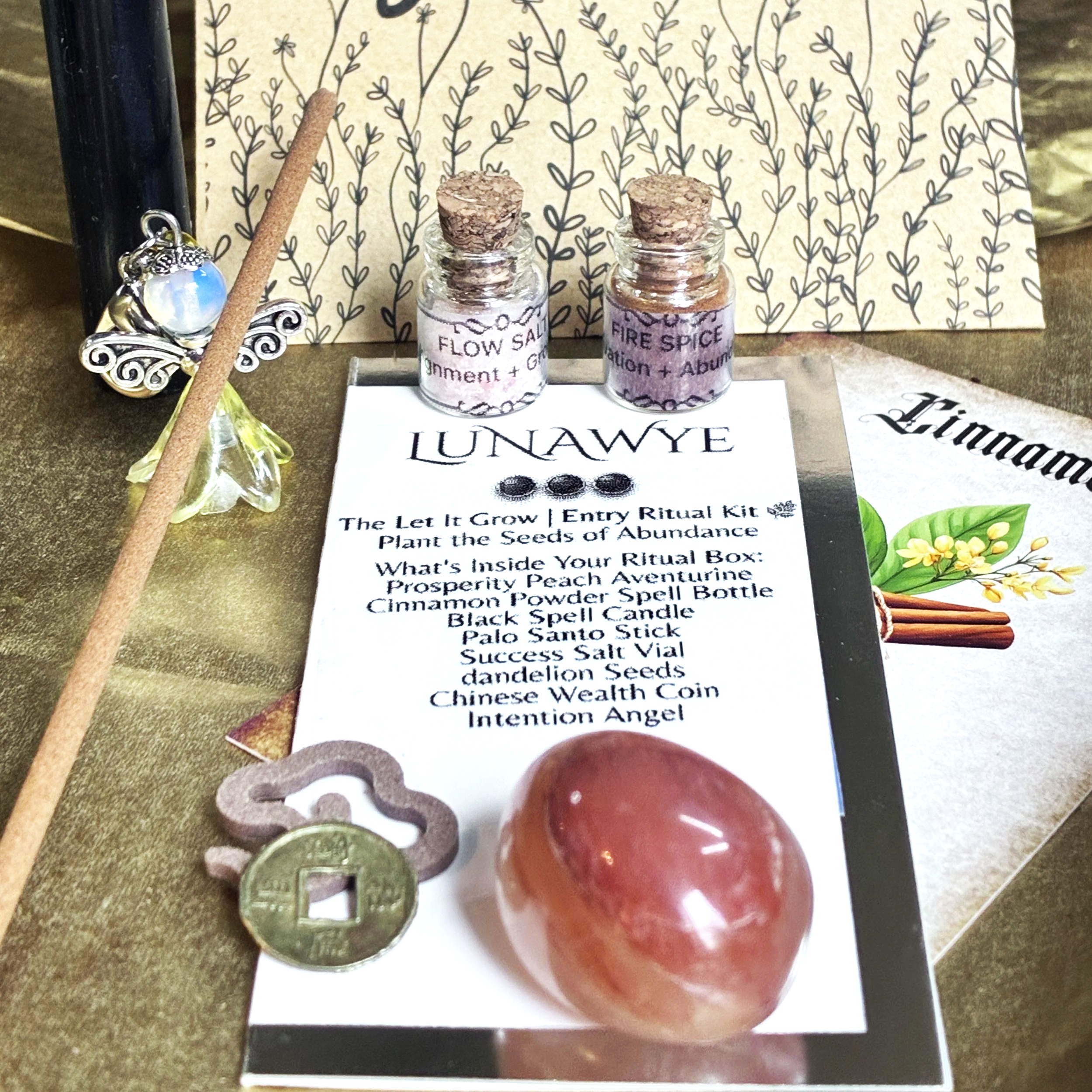 𖧧 The Let It Grow | Ritual Set - LunaWye