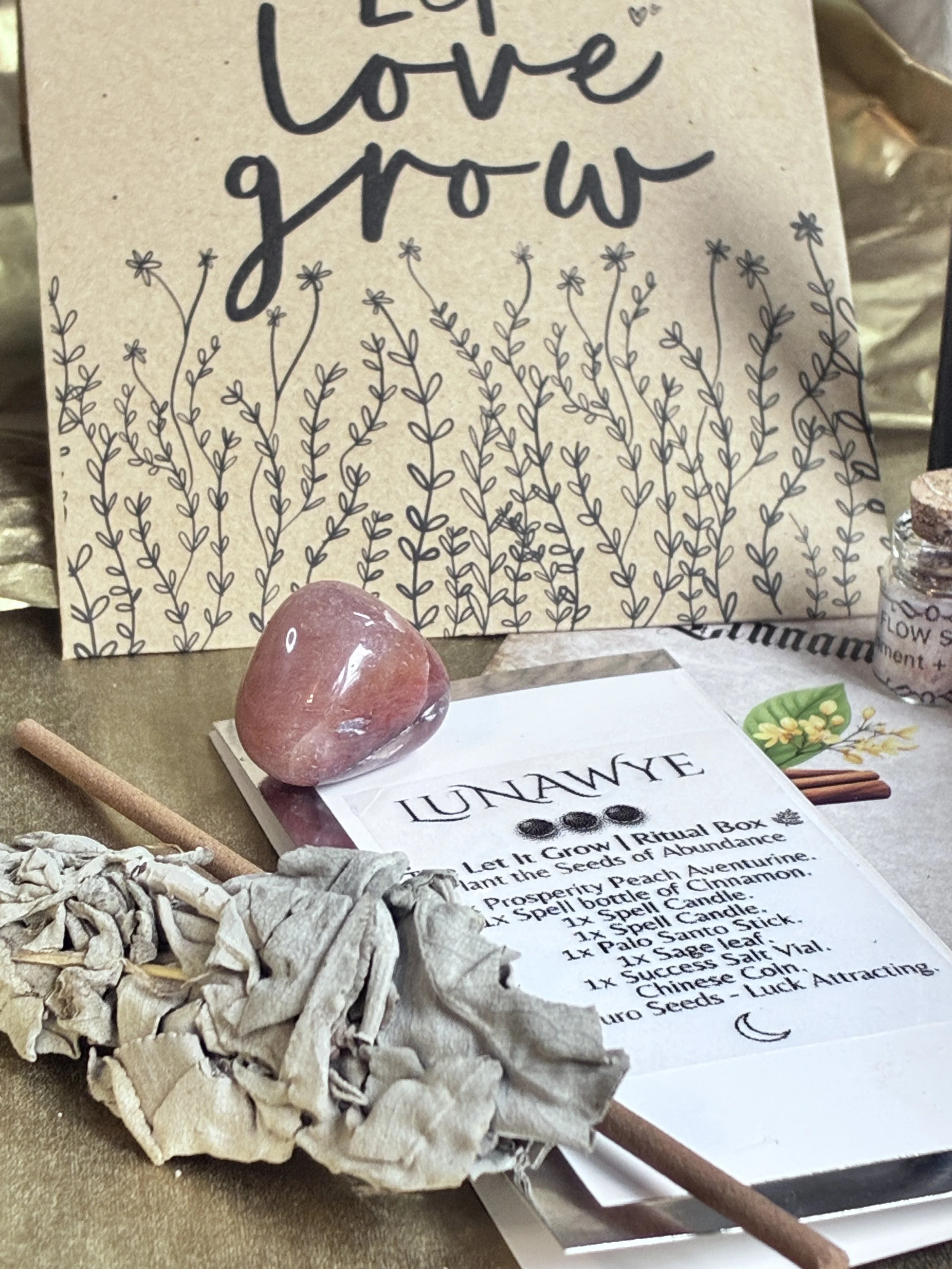 𖧧 The Let It Grow | Ritual Set - LunaWye