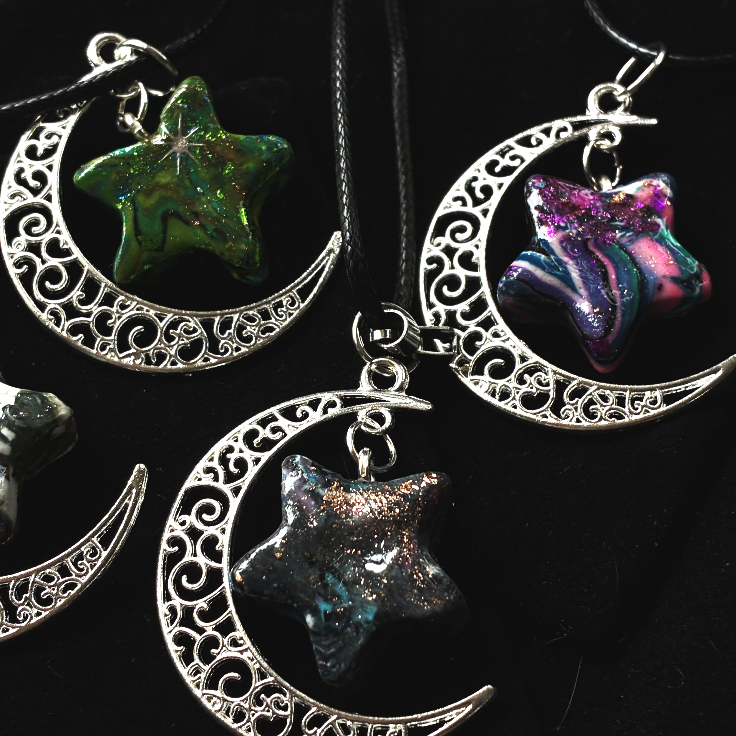 Starbound Crescent Pendant ⭐ - LunaWye