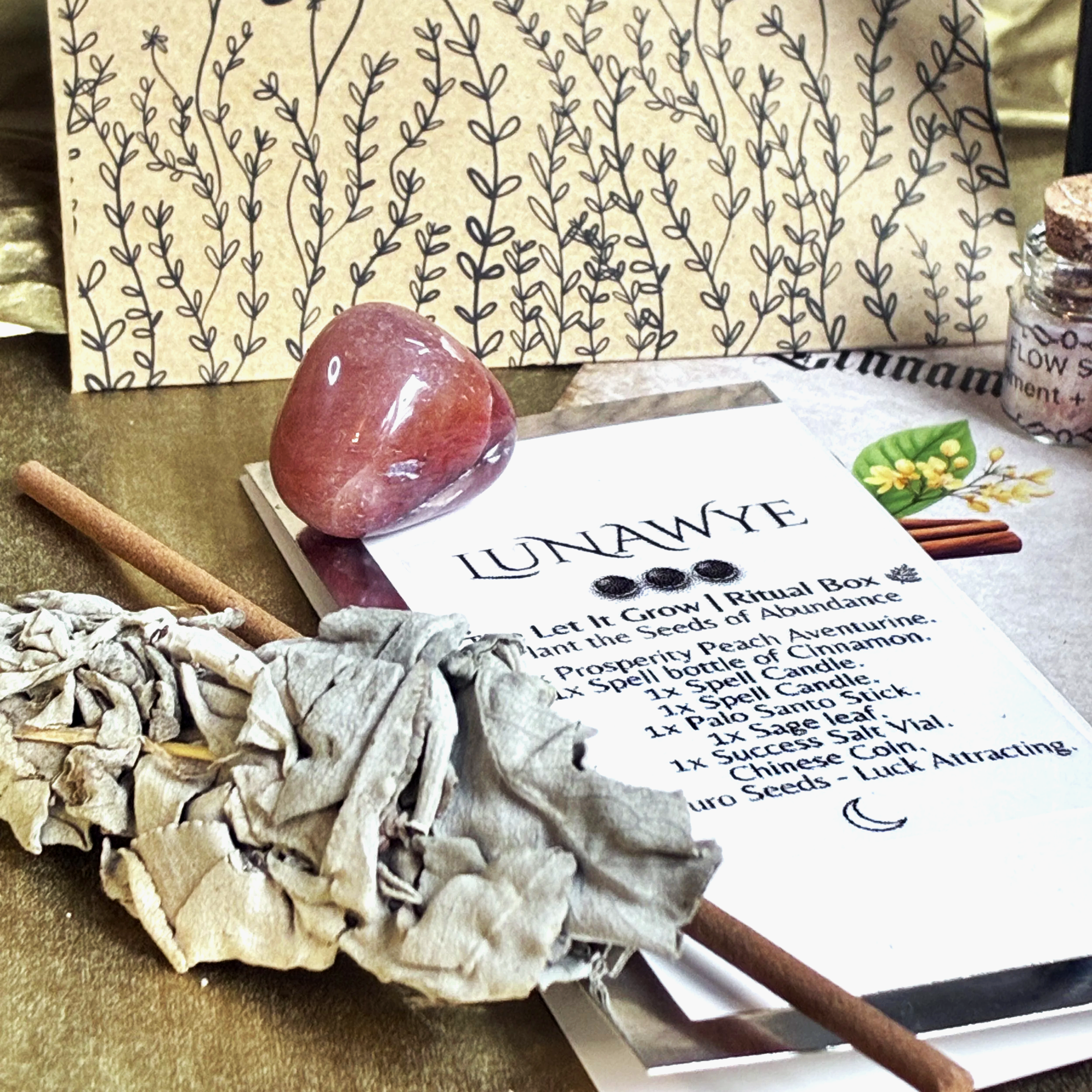 𖧧 The Let It Grow | Ritual Set - LunaWye