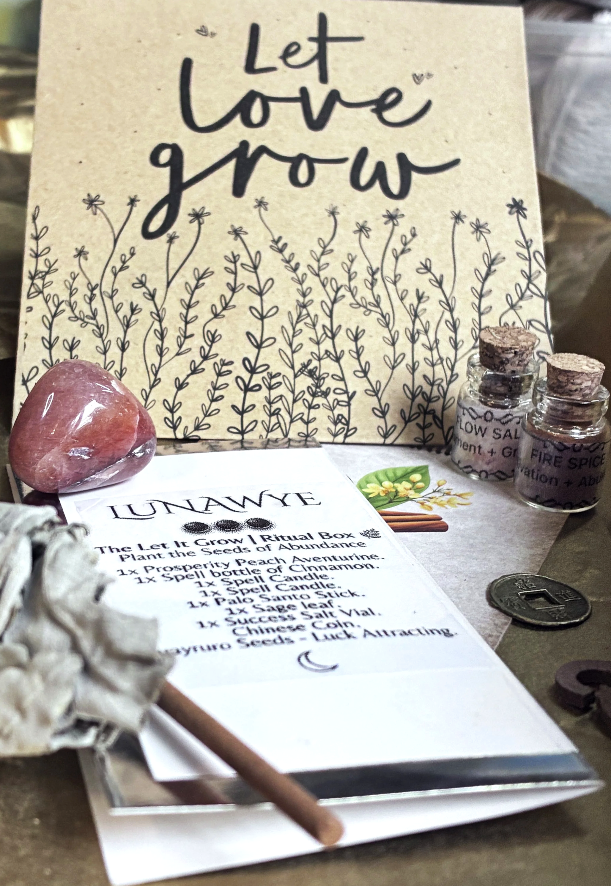𖧧 The Let It Grow | Entry Ritual Kit - LunaWye