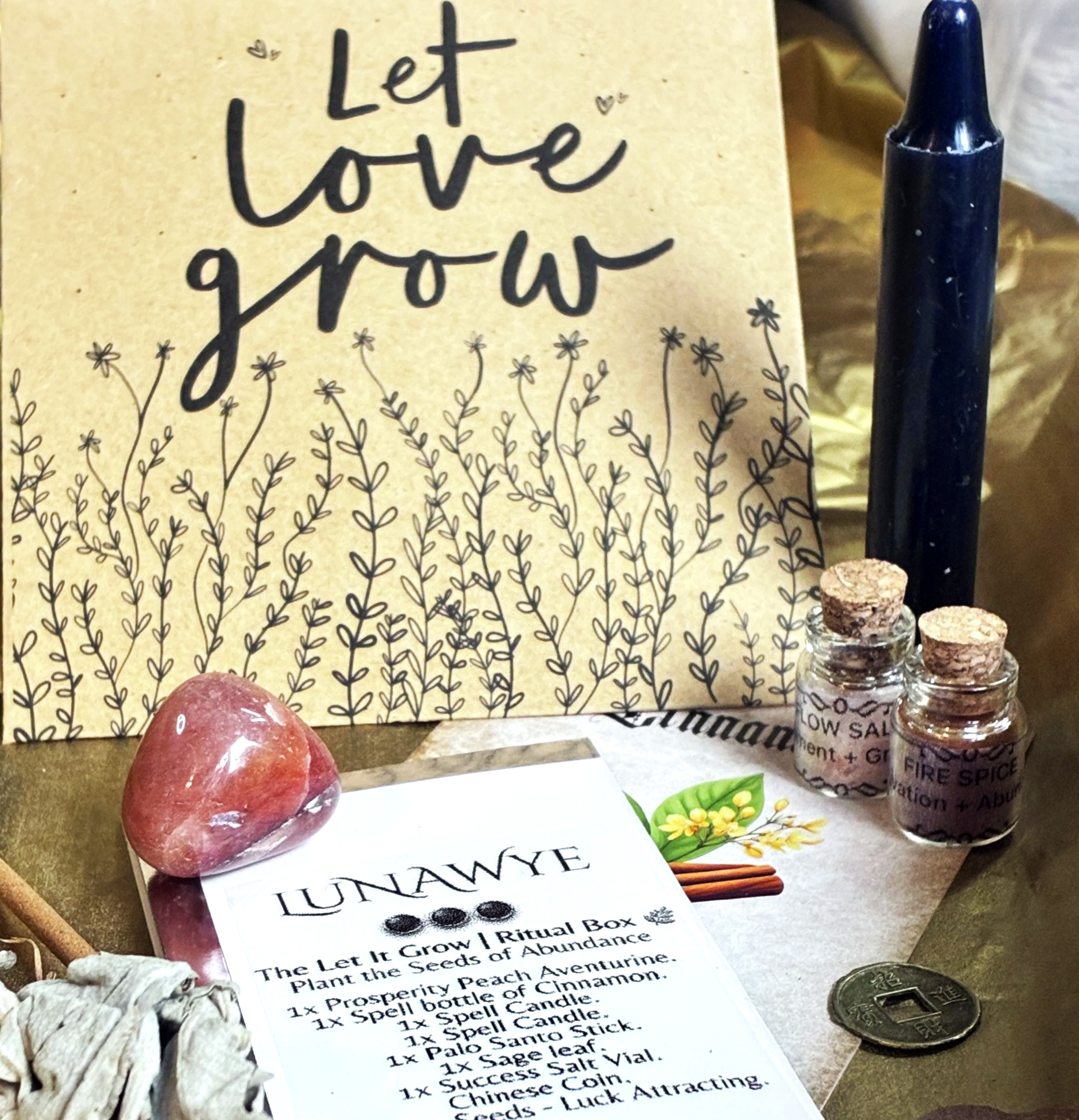 𖧧 The Let It Grow | Ritual Set - LunaWye