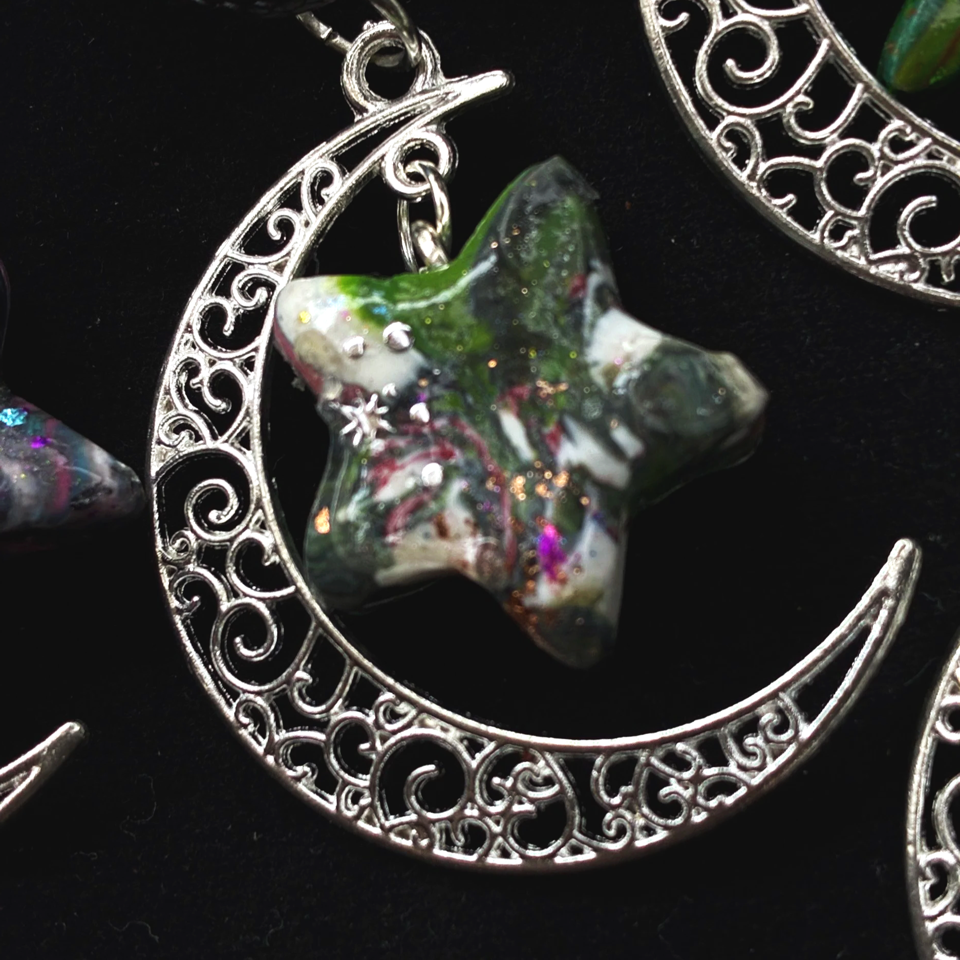 Starbound Crescent Pendant ⭐ - LunaWye