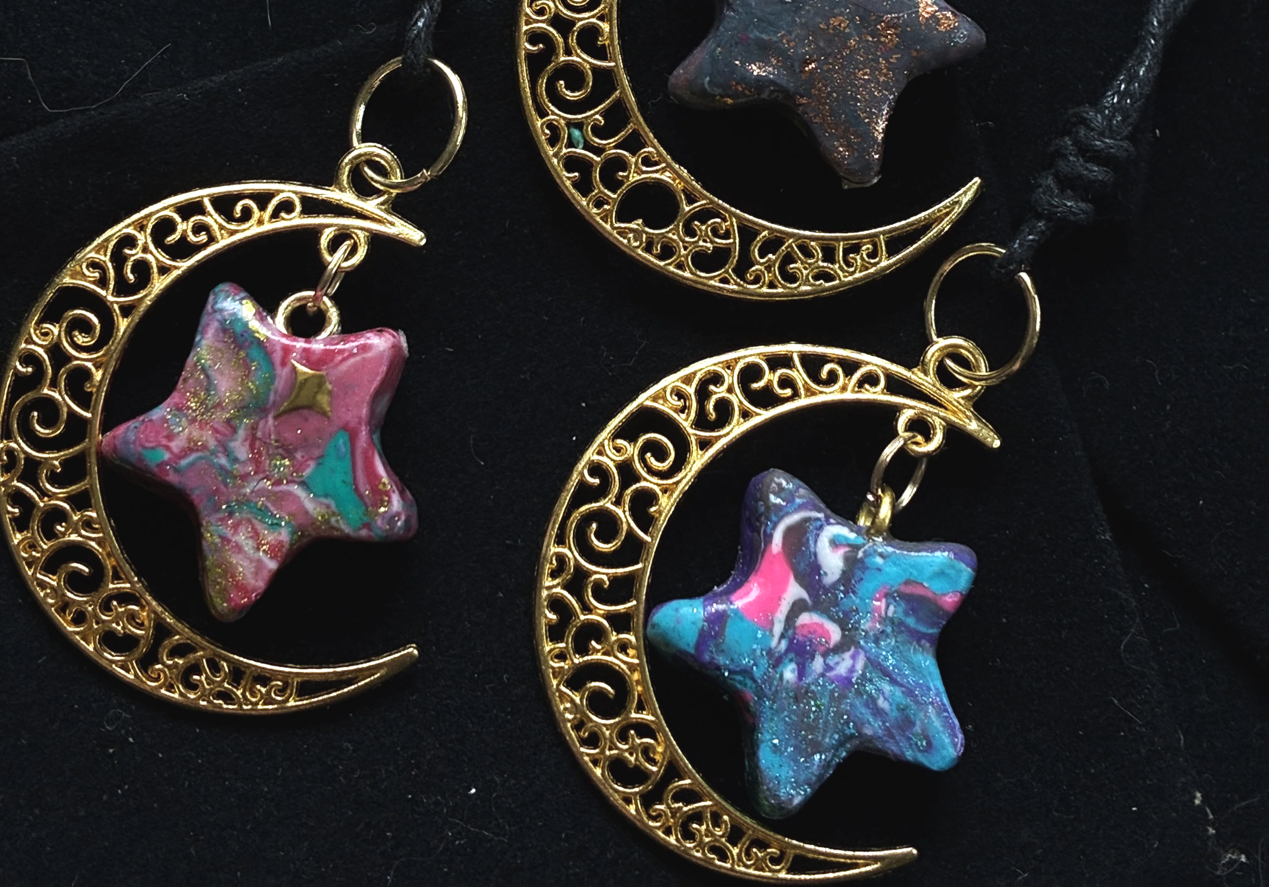 Starbound Crescent Pendant ⭐ - LunaWye