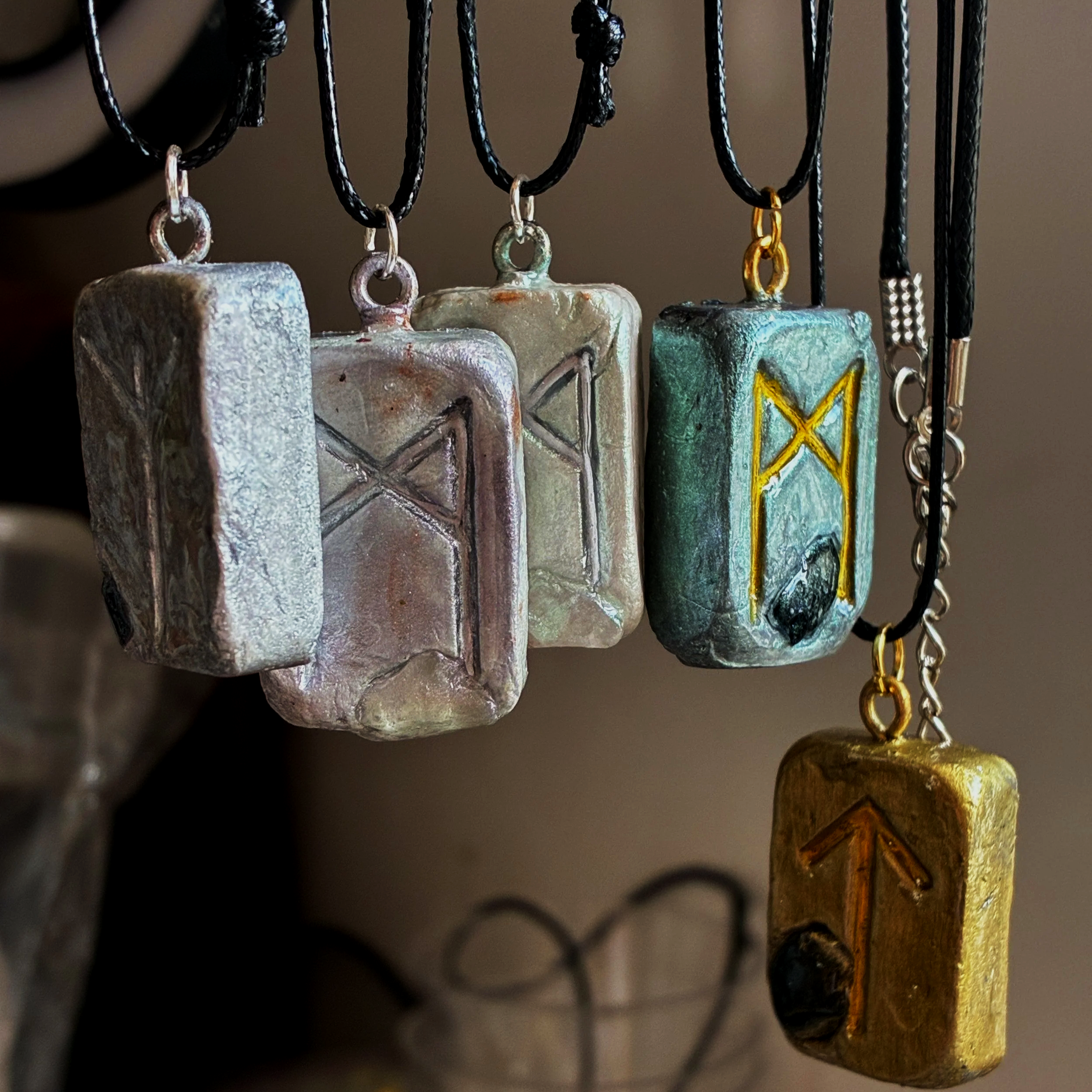 ᛃ Luna Rune Pendant - LunaWye