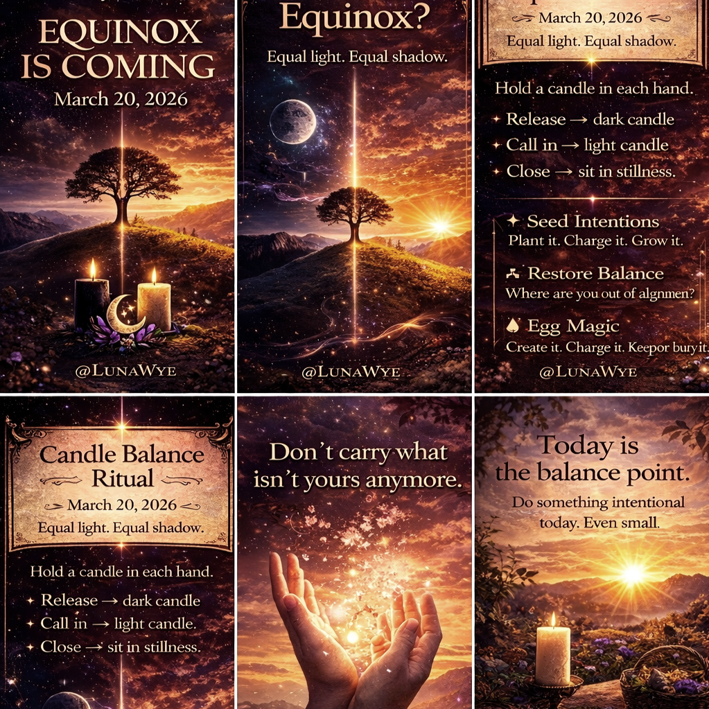 Equinox Ritual #SpringEquinox #Ostara