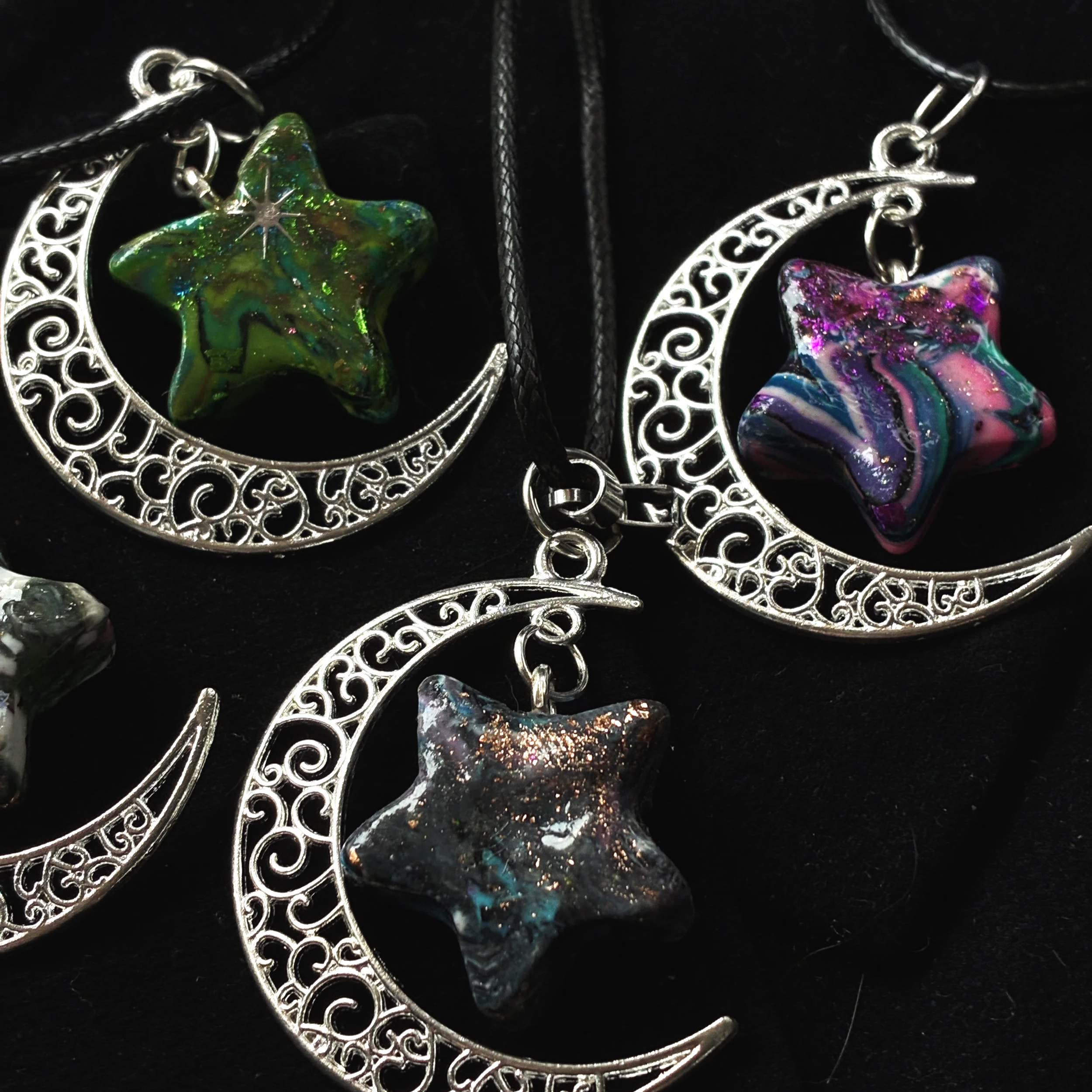 Starbound Crescent Pendant ⭐ - LunaWye