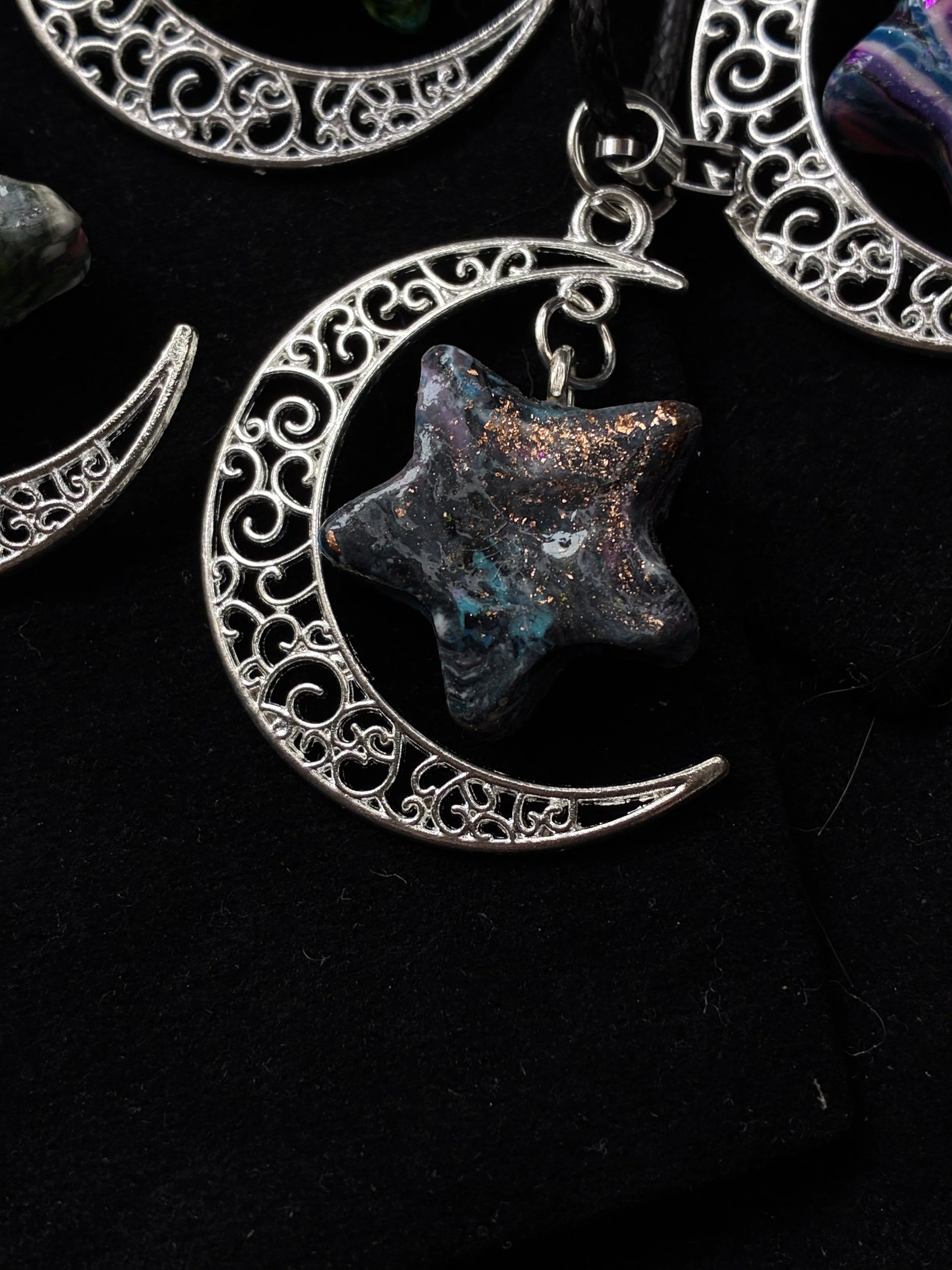 Starbound Crescent Pendant ⭐ - LunaWye