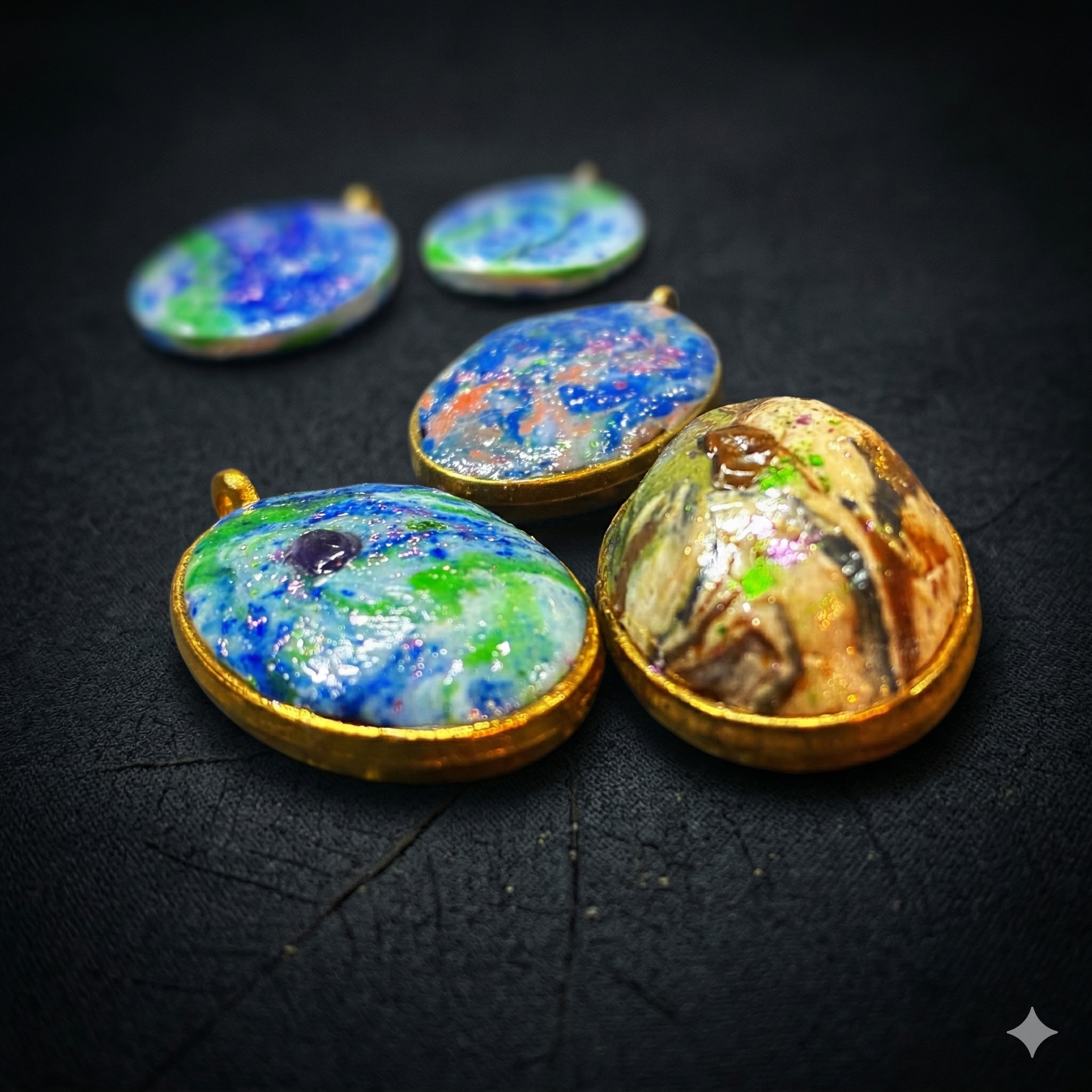 🌊 Riverstone Oval Amulets