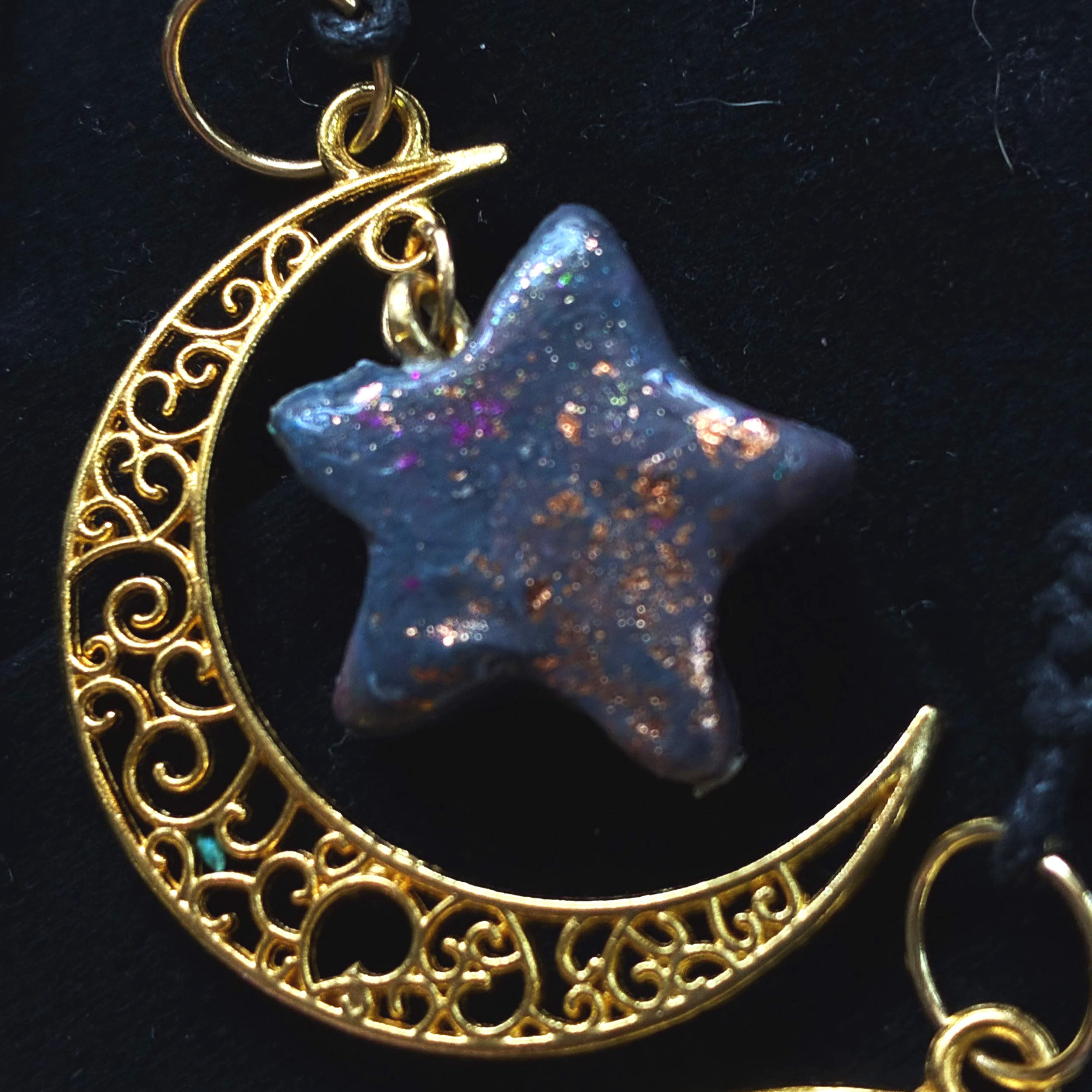 Starbound Crescent Pendant ⭐ - LunaWye