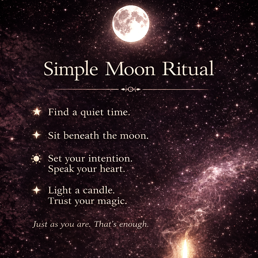 Simple Moon Ritual  | #lunarcycle