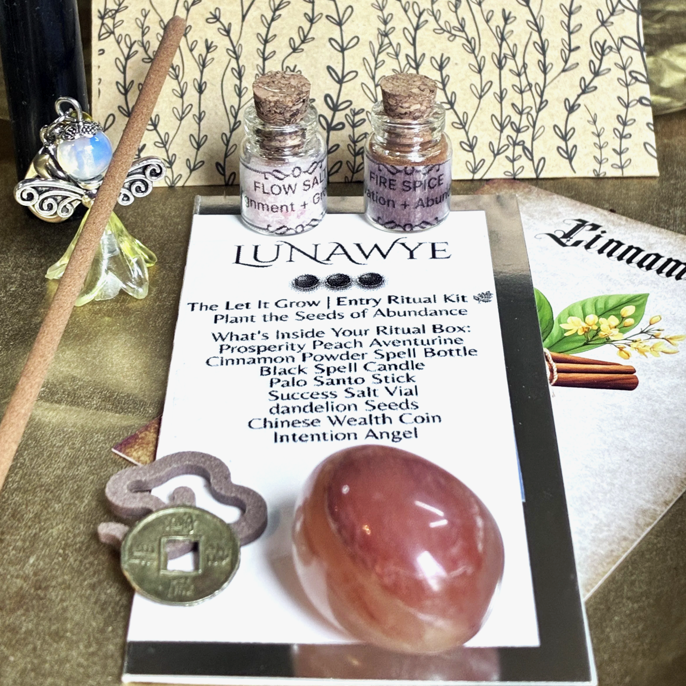 𖧧 The Let It Grow | Entry Ritual Kit - LunaWye