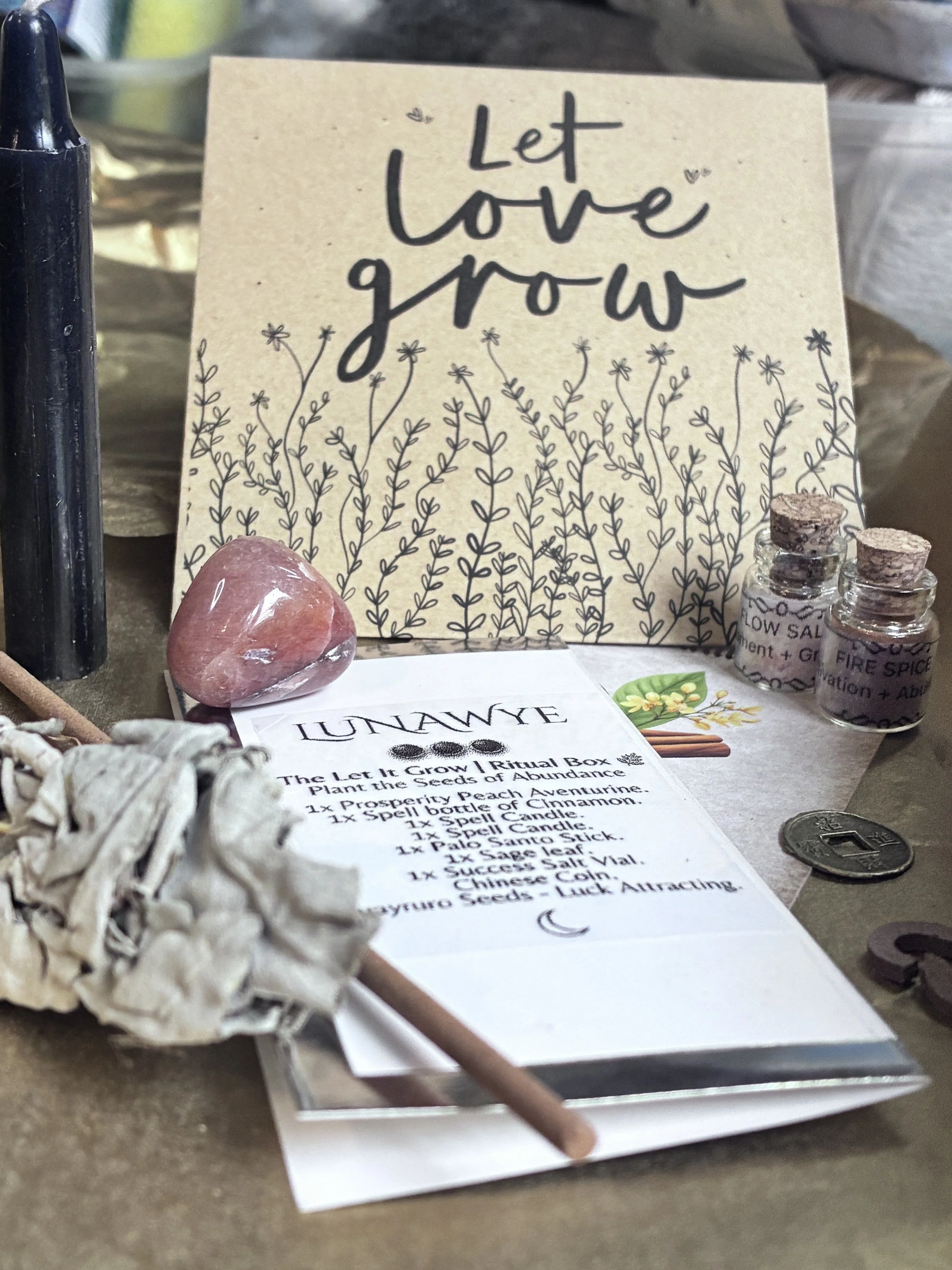 𖧧 The Let It Grow | Entry Ritual Kit - LunaWye