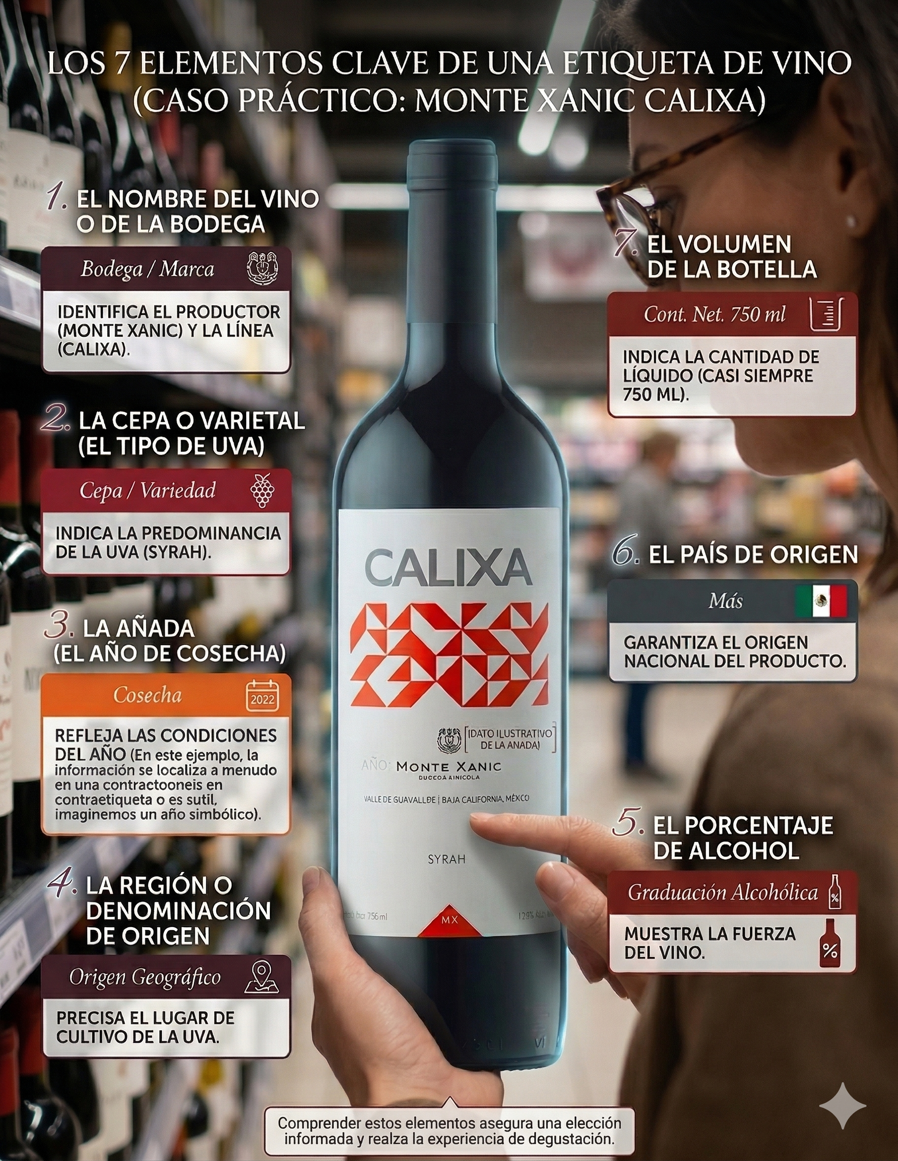 Cómo leer la etiqueta de una botella de vino (sin complicaciones)