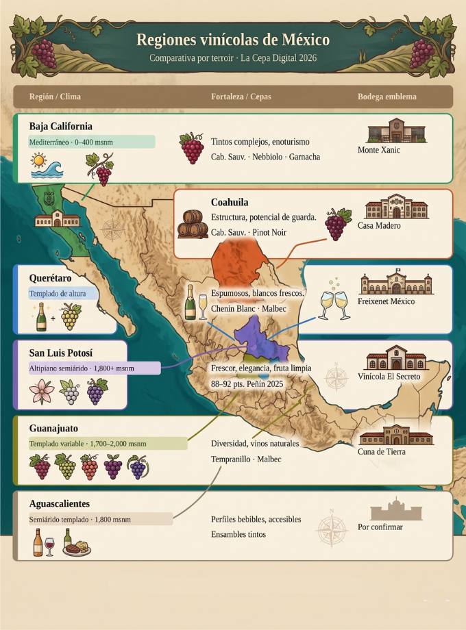 Las mejores bodegas de México 2026: regiones, vinos y qué esperar