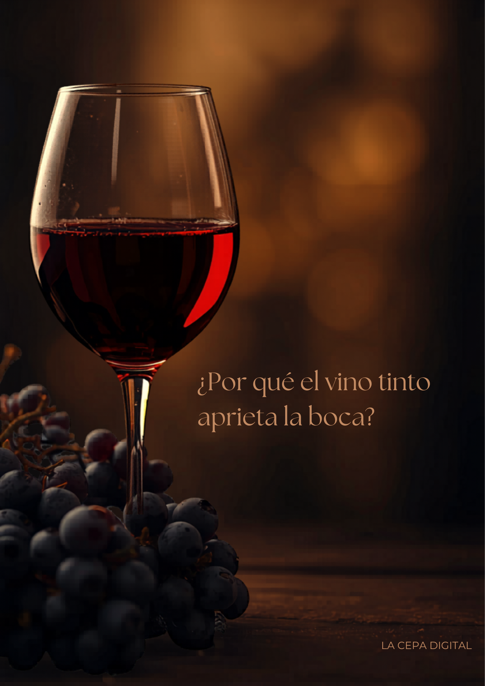 ¿Qué son los taninos y por qué el vino tinto “aprieta” la boca?