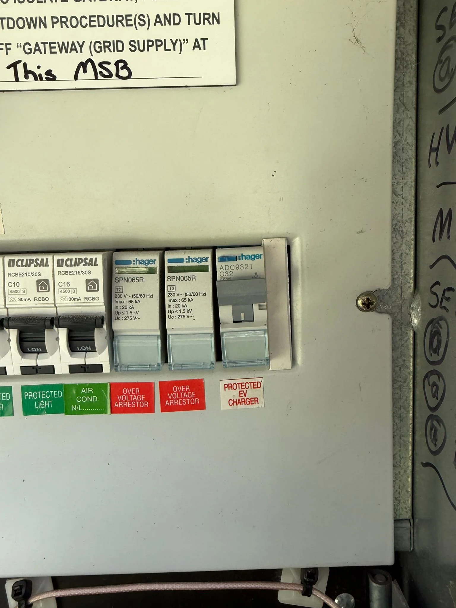 Dedicated EV Charging Circuit Protection