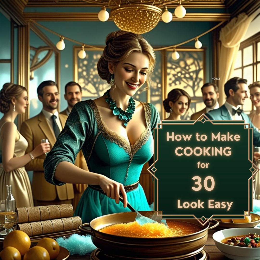How to Make Cooking for 30 Look Easy - Inspired by Joyce's cooking that always impresses and the way she makes hosting look effortless.