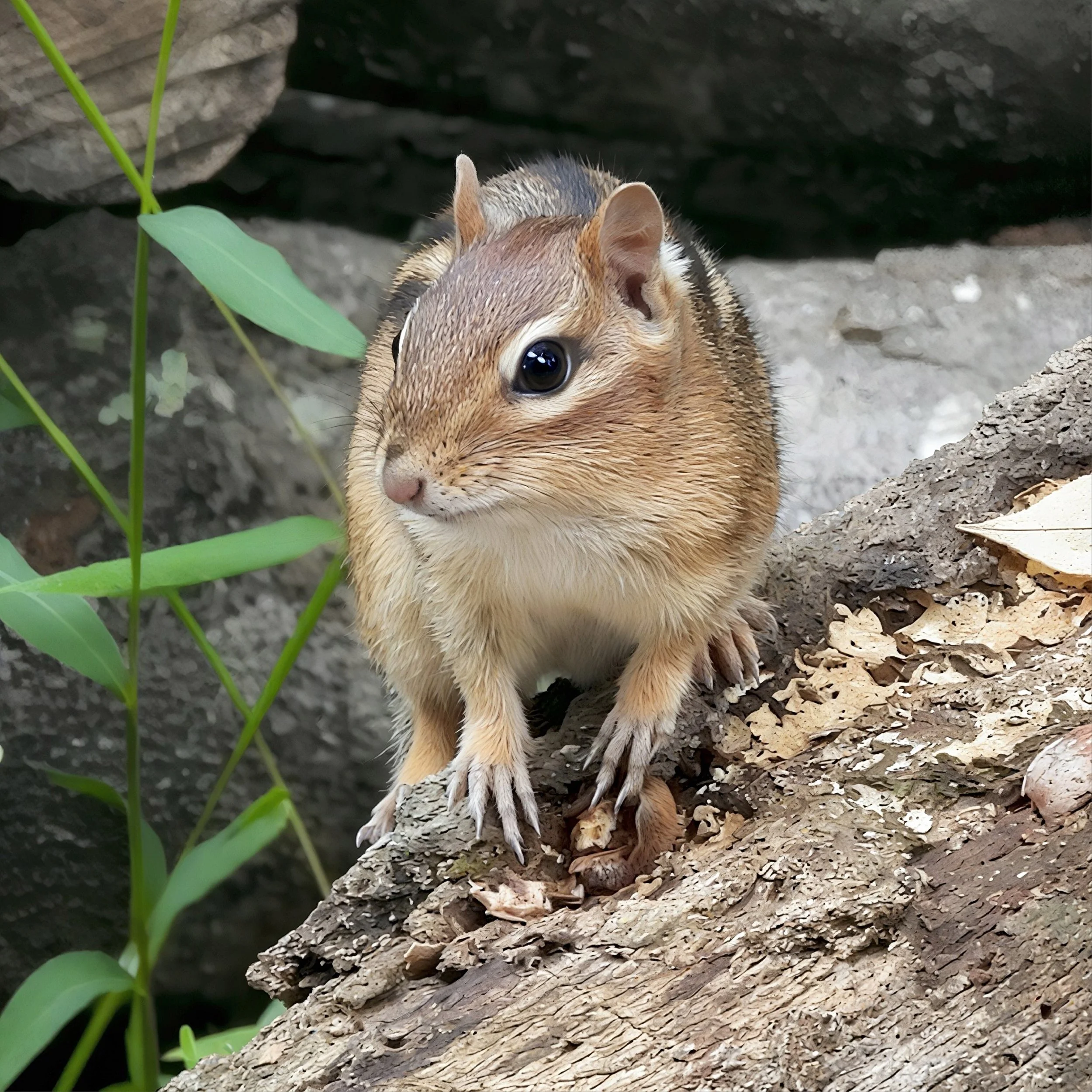 Charming Chipmunk photo on Canvas