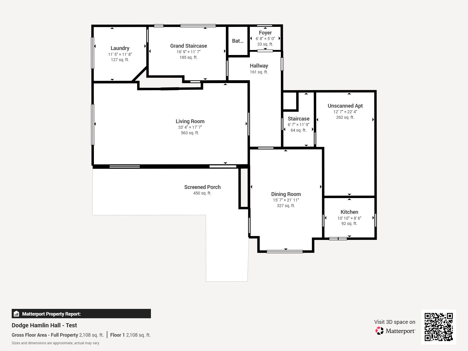 An image of the first floor floorpan for the historic Dodge Hamlin House.
