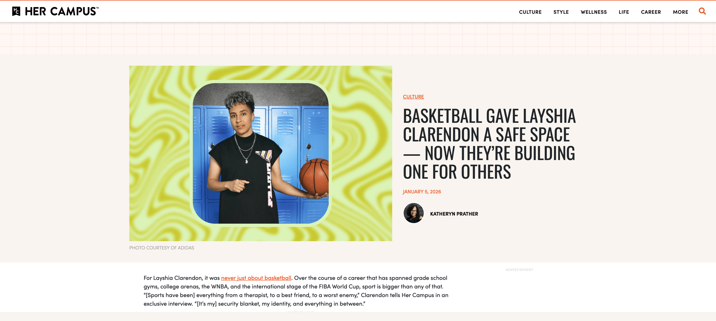 Layshia Clarendon Basketball gave a safe space for them and now they are building one for others.