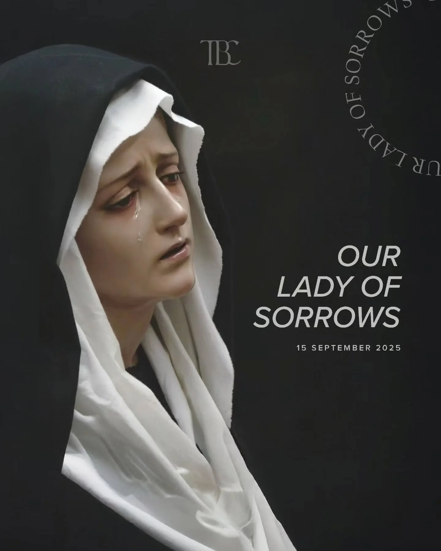 Under the title Our Lady of Sorrows, we honour the Virgin Mary&rsquo;s deep suffering and steadfast love as she shared in the Passion of her Son. 🙏🏻

You may have wondered why the Church reflects on her Seven Sorrows. These are the key moments from