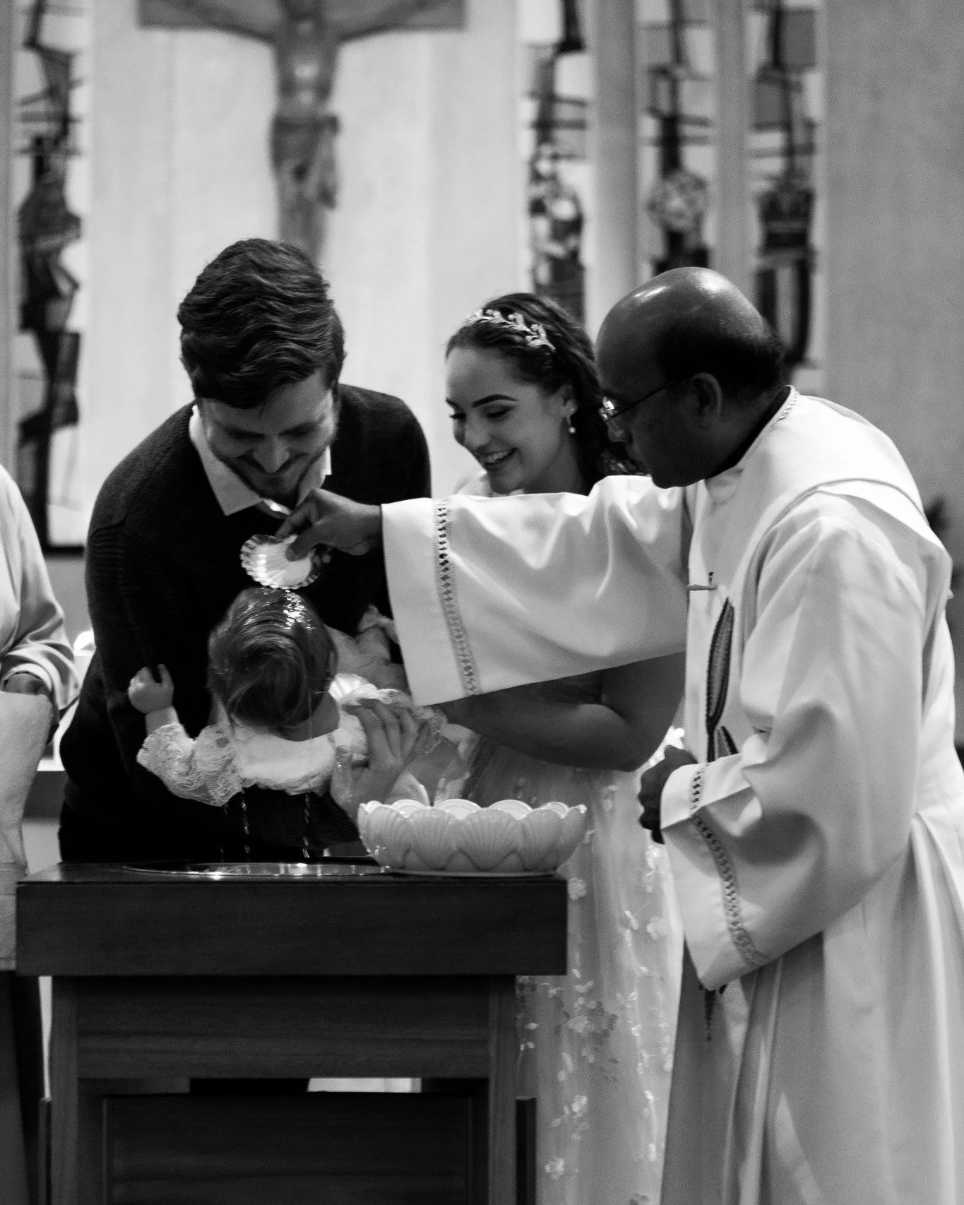 Black and white photographs from Abigail's Baptism &amp; Birthday 🤍

On Sunday, I had the privilege of photographing this very special Baptism &amp; Birthday celebration for my cousin's daughter. Thank you for trusting me to capture these precious m